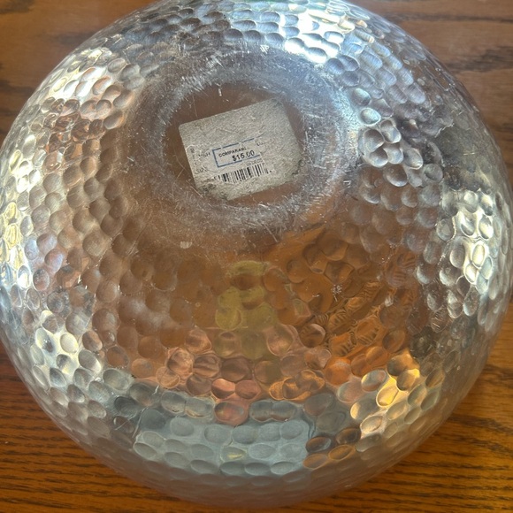Hammered Metal Bowl - Picture 2 of 4